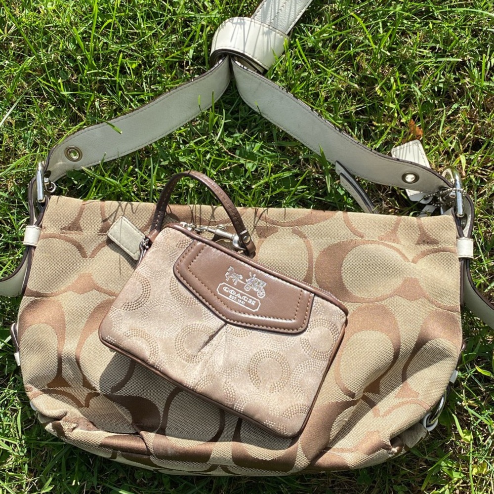 Coach Handbag with matching Coach wallet